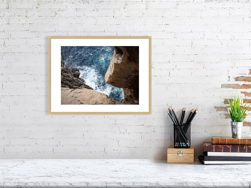 Meeresrauschen, Cap de Cavalleria Menorca - Print gerahmt - Fotograf Thomas Malek in Rohrenfels, Neuburg an der Donau, Ingolstadt, Schrobenhausen, Donauwörth
