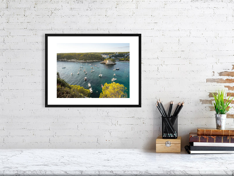 Cala Galdana Menorca - Print gerahmt - Fotograf Thomas Malek in Rohrenfels, Neuburg an der Donau, Ingolstadt, Schrobenhausen, Donauwörth