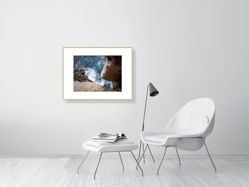 Meeresrauschen, Cap de Cavalleria Menorca - Print gerahmt - Fotograf Thomas Malek in Rohrenfels, Neuburg an der Donau, Ingolstadt, Schrobenhausen, Donauwörth