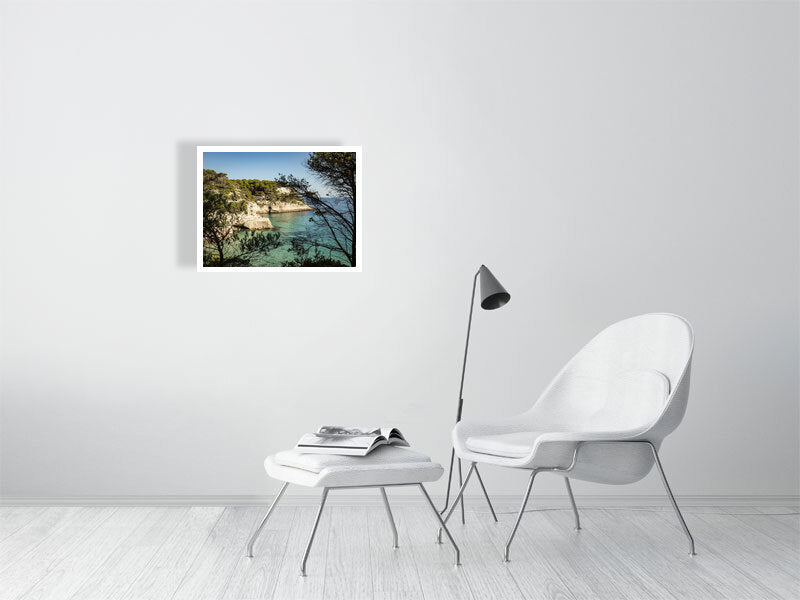 Blick über Cala Mitjana Menorca - Print - Fotograf Thomas Malek in Rohrenfels, Neuburg an der Donau, Ingolstadt, Schrobenhausen, Donauwörth