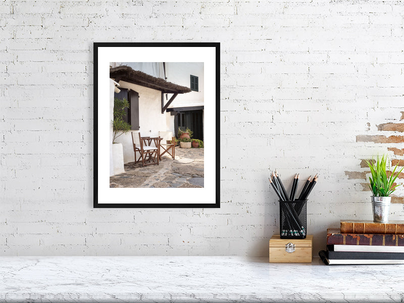 Sommeridylle auf Menorca Binibeca Vell - Print gerahmt - Fotograf Thomas Malek in Rohrenfels, Neuburg an der Donau, Ingolstadt, Schrobenhausen, Donauwörth